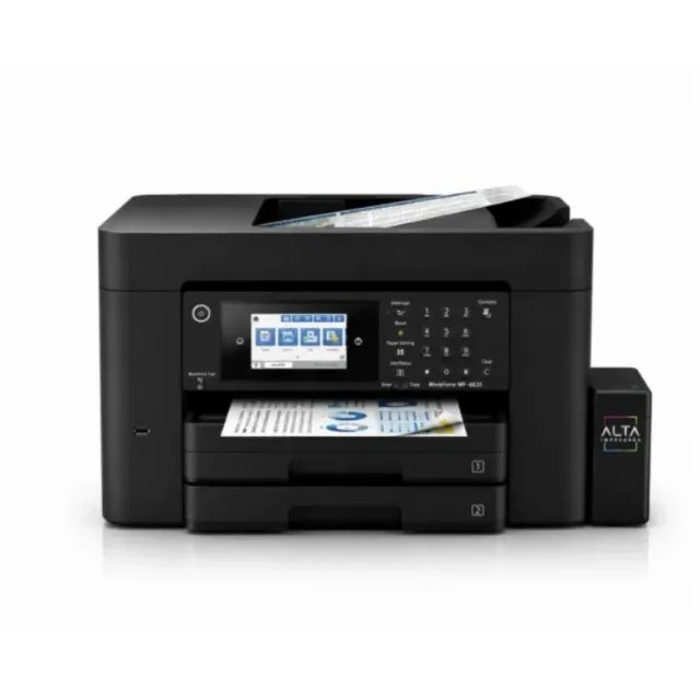 Impressora Multifuncional WF-C4820 + Bulk Ink com tintas pigmanteda