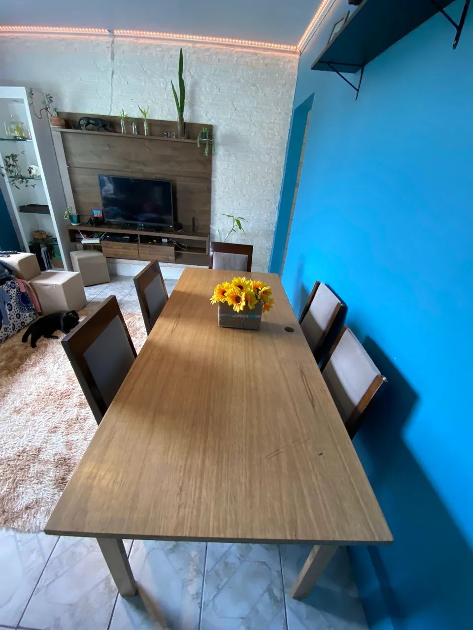 Mesa de jantar de 6 lugares ou para escritório. - Foto 2