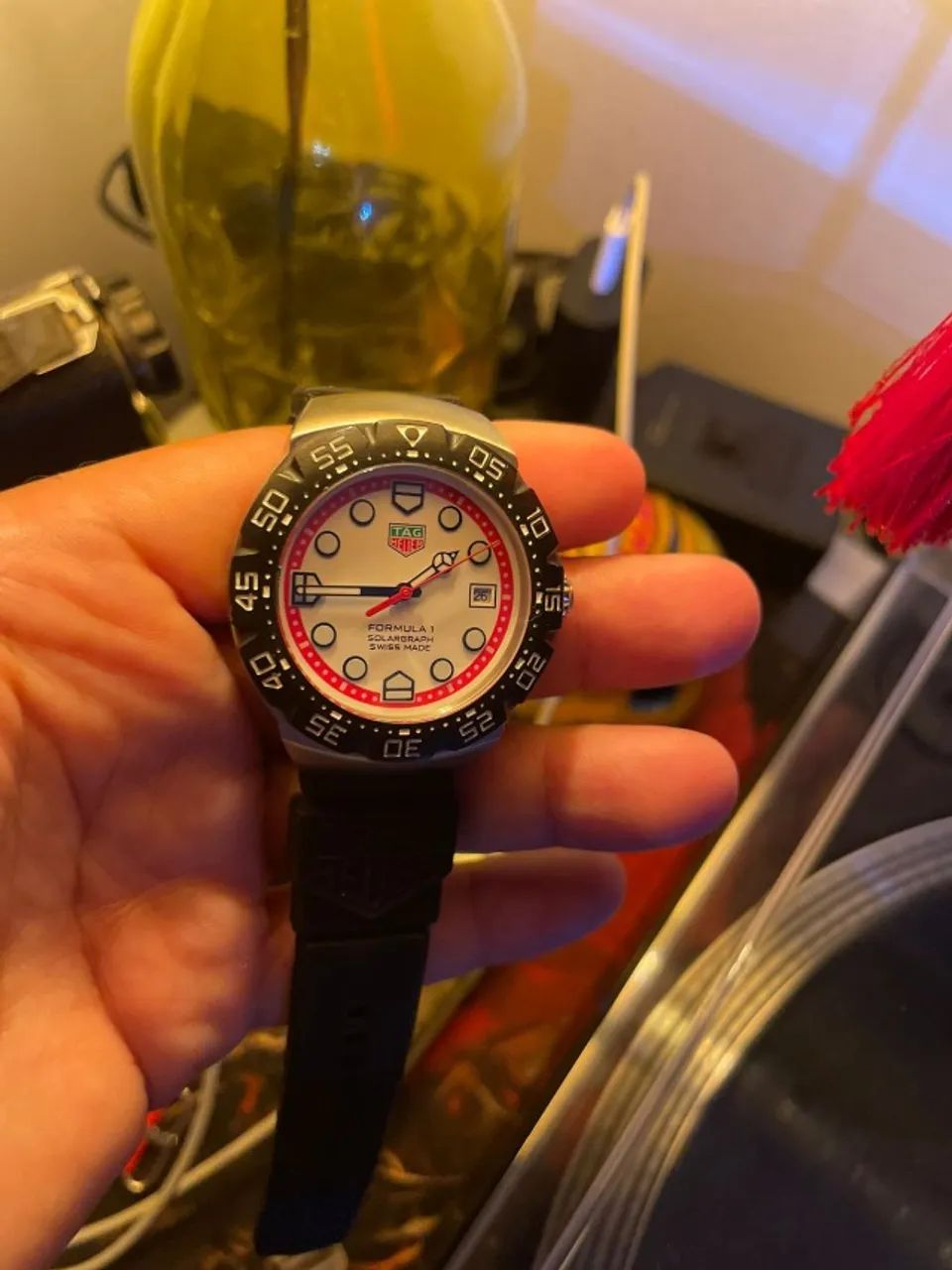 Relógio TAG HEUER FORMULA 1 AUTOMÁTICO PULSEIRA PRETA - Foto 4