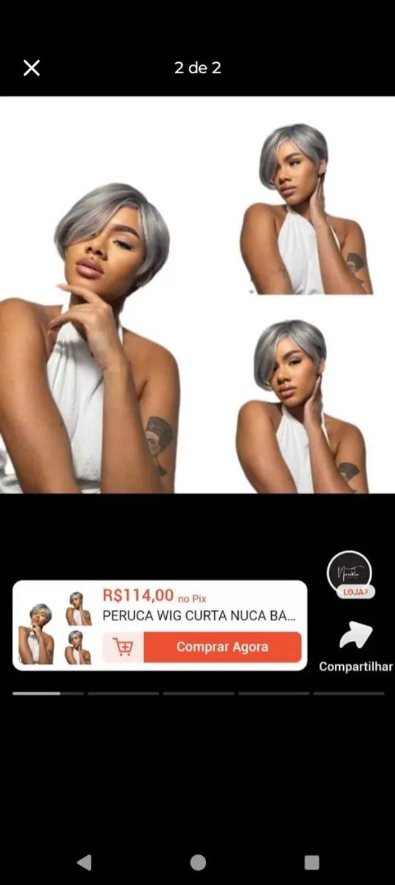 Peruca Wig curta  - Foto 2