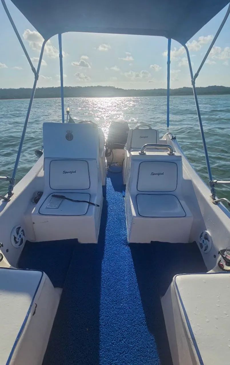 BARCO LANCHA SPORT FISH FIBRASMAR 14 PÉS 2013 (SUPER CONSERVADA) - Foto 4
