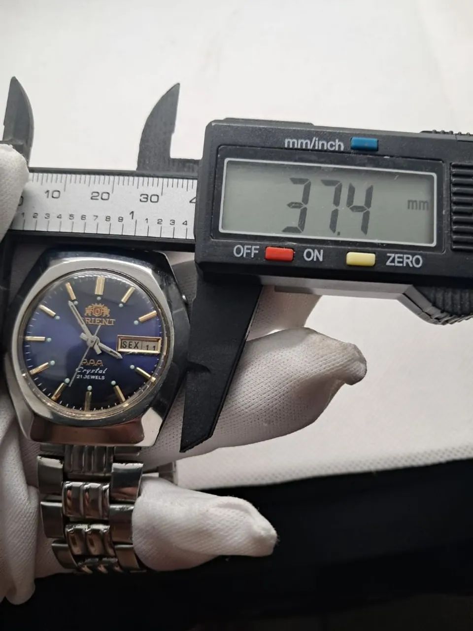 RELOGIO ORIENT AUTOMÁTICO AZUL  - Foto 3