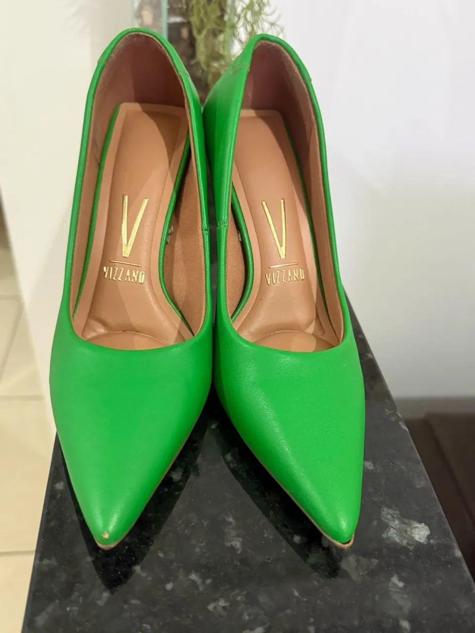 Scarpin verde vizzano