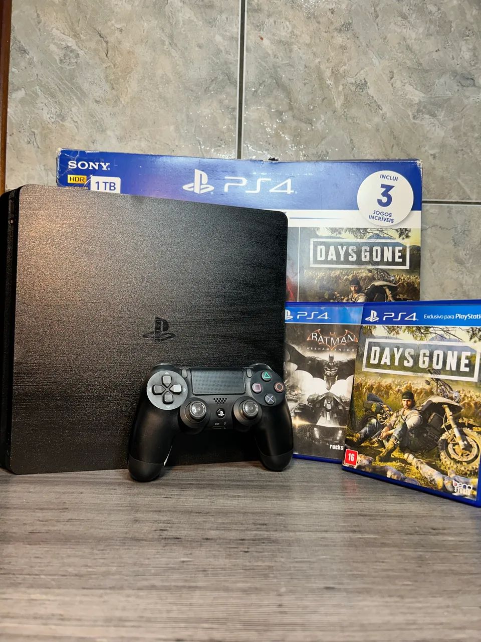 Ps4  1 tb completo com caixa  - Foto 4