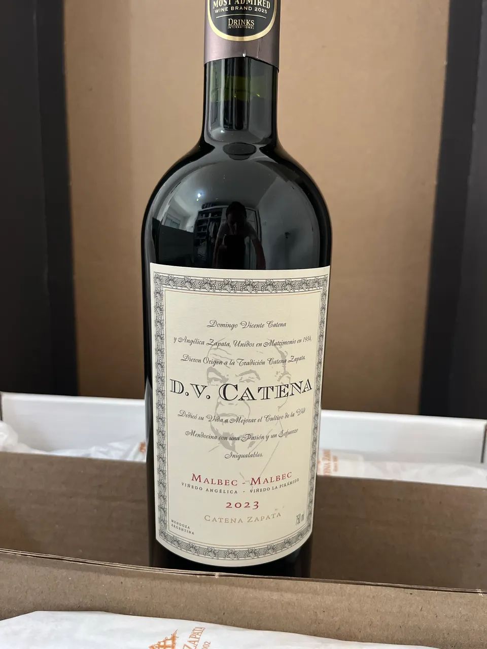Vinho DV Catena Malbec 2023 Importado Argentina - Foto 3
