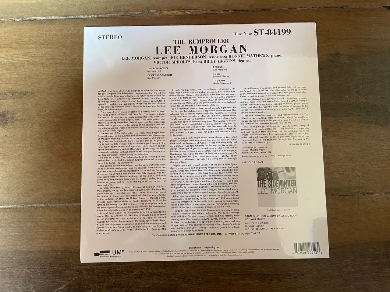 Vinil LP The Rumproller, Lee Morgan - Foto 2