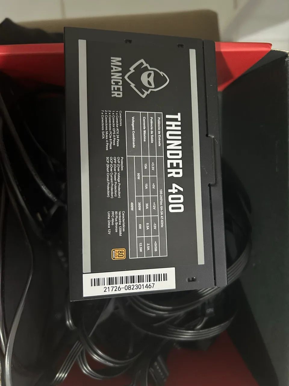 fonte mancer 400w 80 plus 