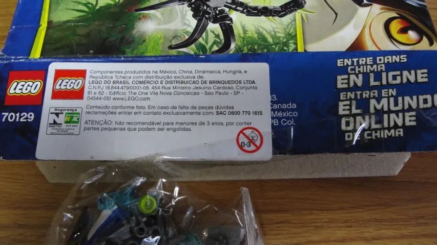 Lego Legend Of Chima Kavertun Twin Blade 70129 Novo - Brinquedos e