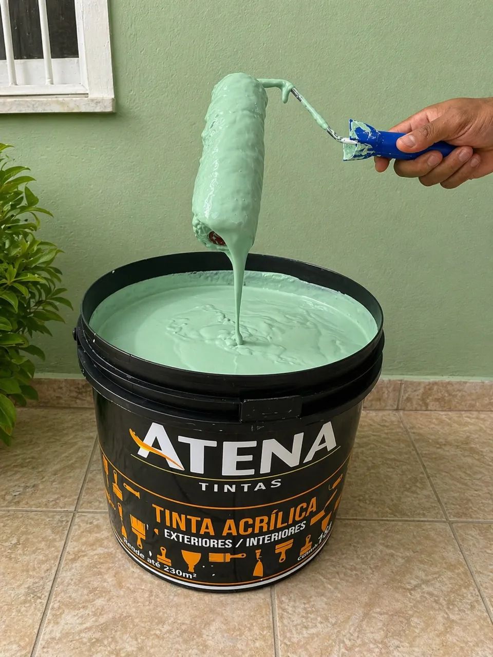 Tintas látex acrílica fosca sem cheiro ótima qualidade e durabilidade  - Foto 6