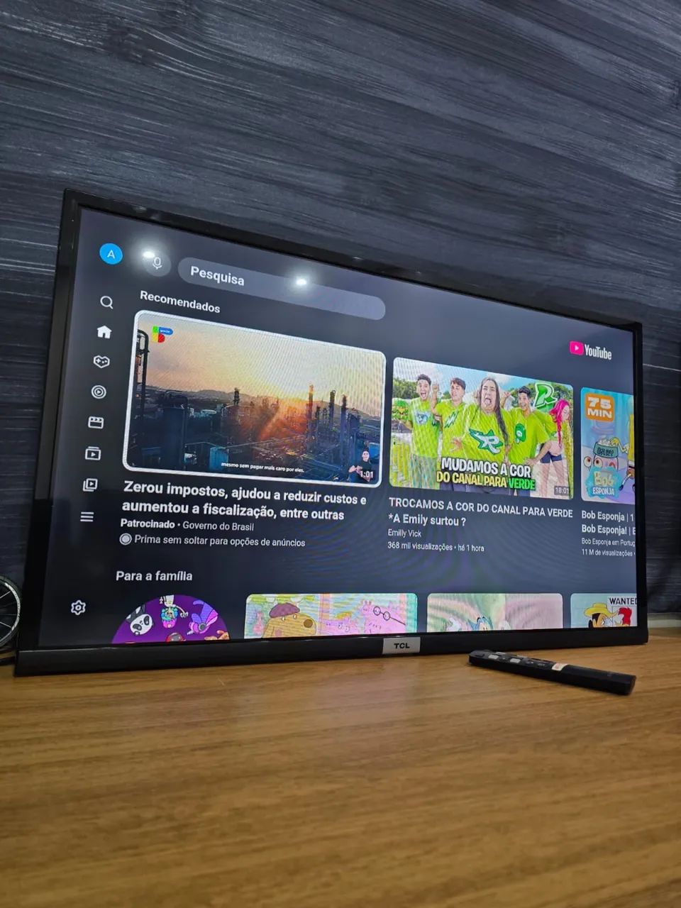 TV LED TCL SMART 32 POLEGADAS FUNCIONANDO PERFEITAMENTE - Foto 2