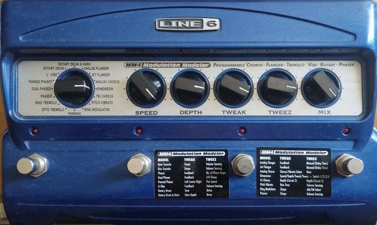 Pedal Modulação Line 6 MM-4