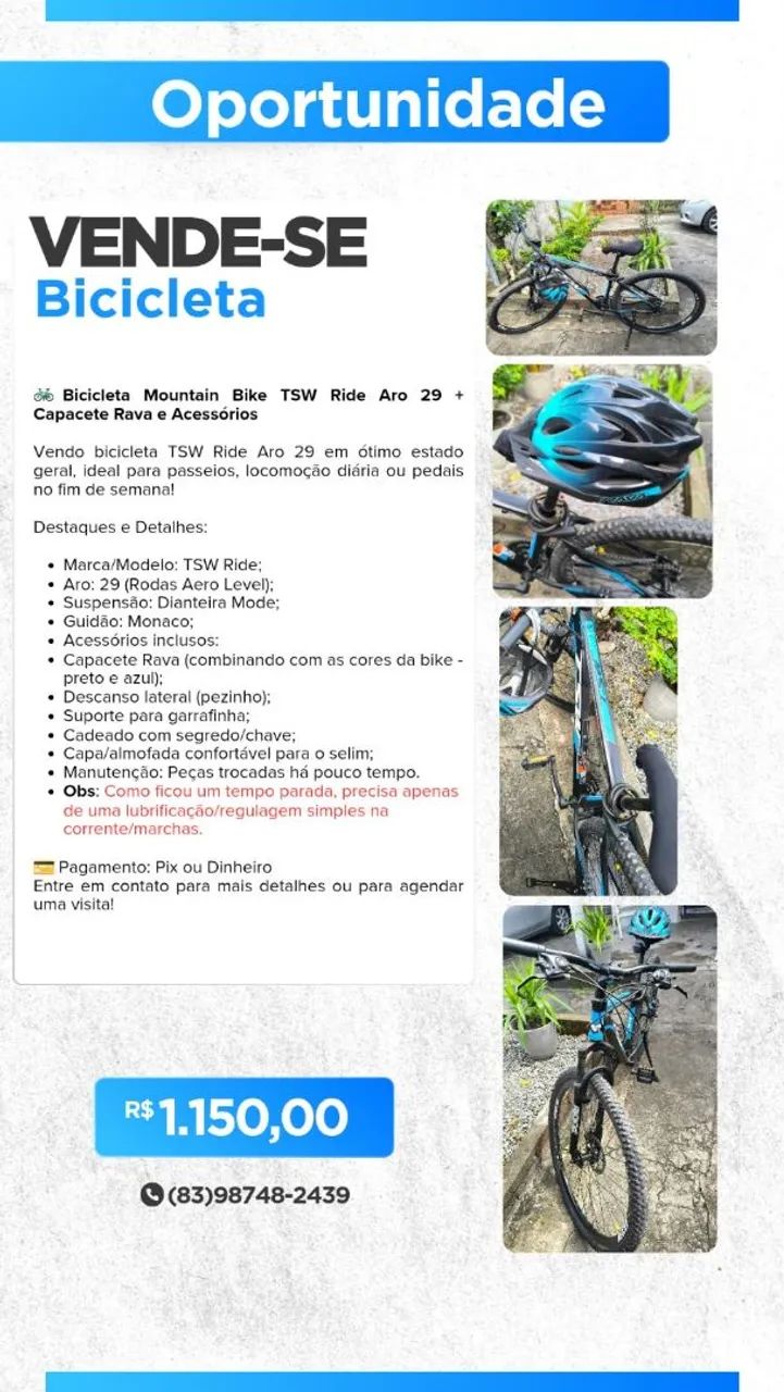 Bicicleta TWS aro 29 
