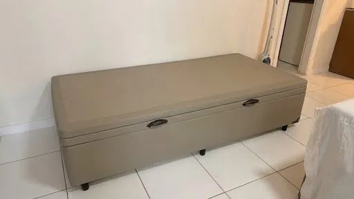 Box Euro Colchões Bege 