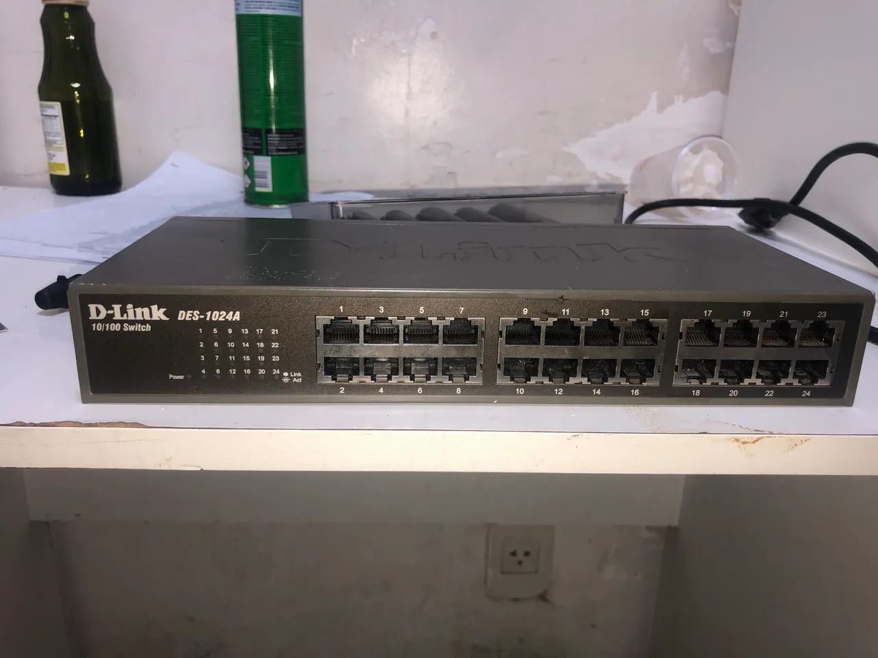 Roteador D-Link DES-1024A: Expansão de redes