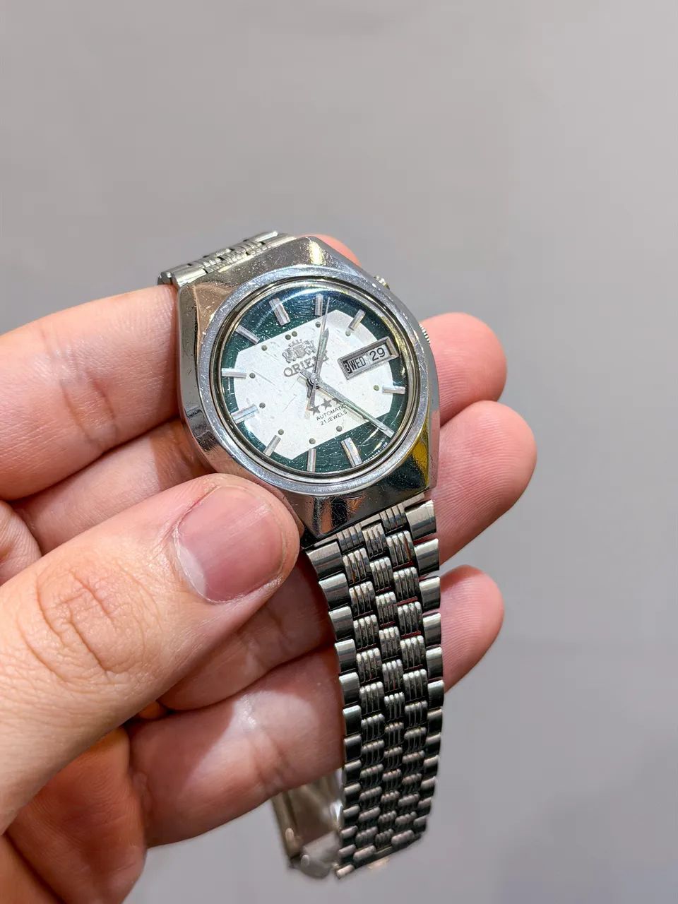 Orient 3 estrelas automático AJ469736-6E - Foto 5