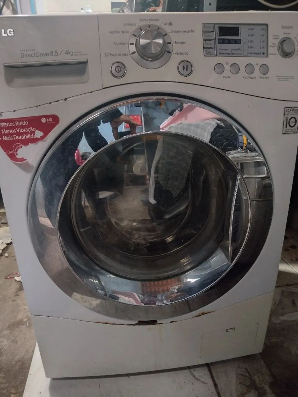 Lava e seca lg ,não funciona