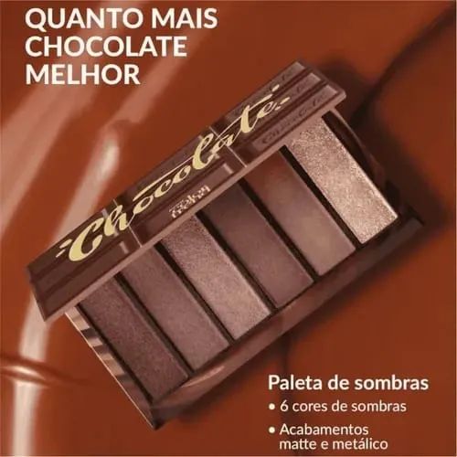 Paleta de Sombras Chocolate Avon Color Trend 