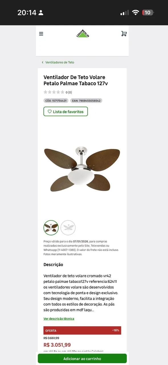 Ventilador de teto - Foto 3