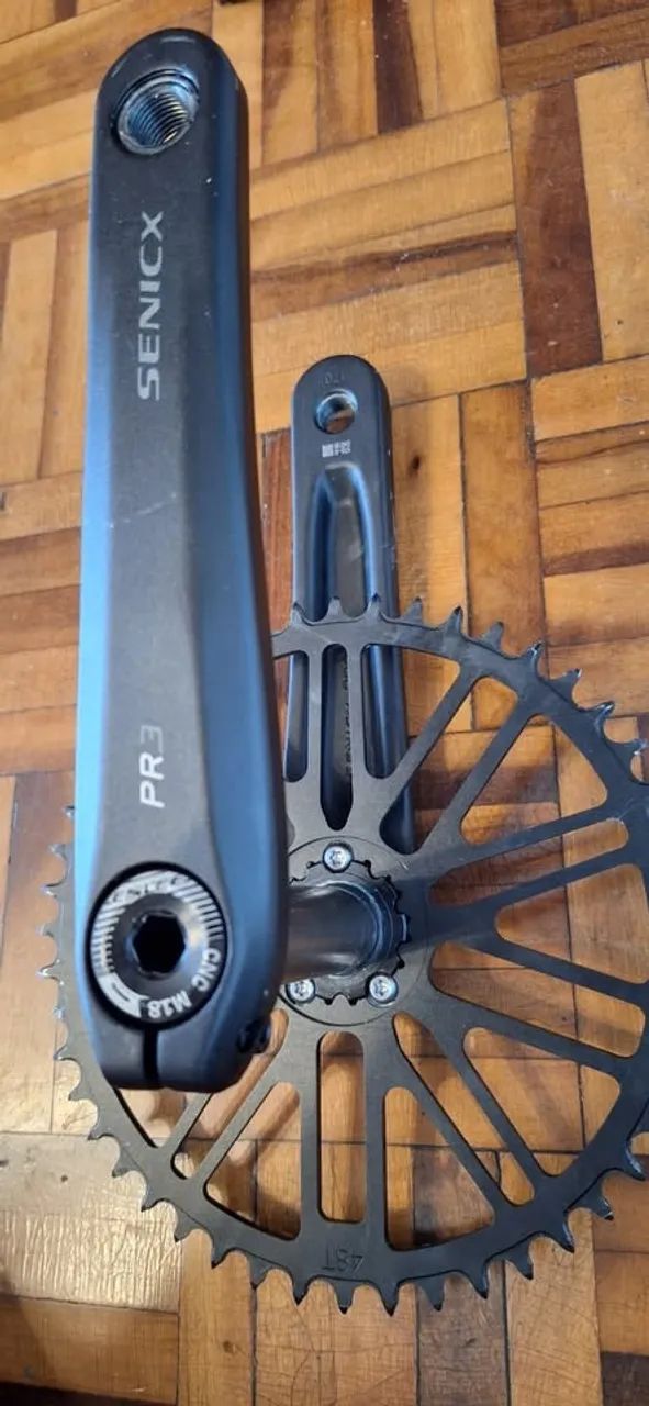 Pedivela Senicx PR3 170mm Coroa 48T - Eixo 24mm (Gravel / Speed