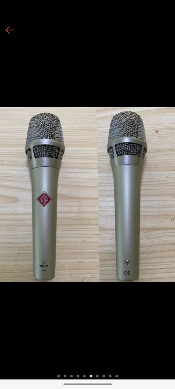 Microfone condensador neumann kms 105