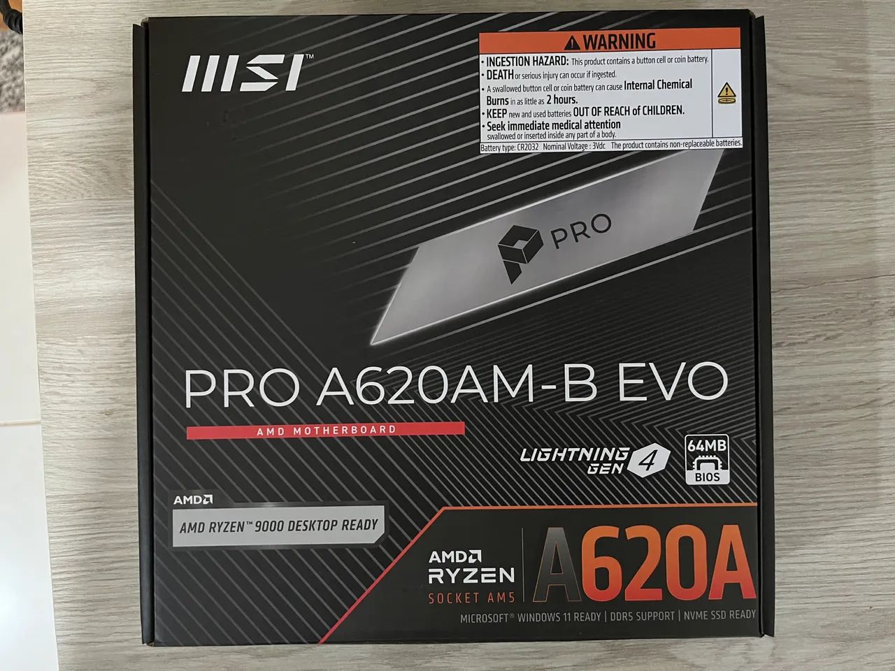 (NOVA) Placa mãe A620AM-B EVO MSI - Foto 2