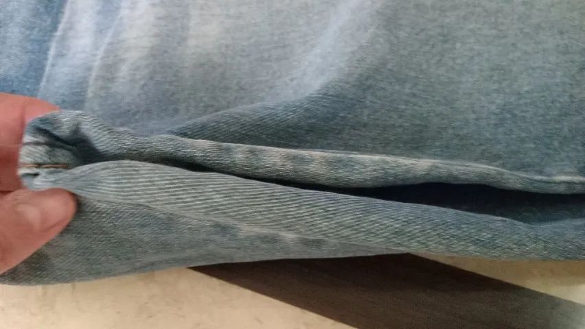 Calça Razon tam 42 Jeans tradicional 100% algodão Usado Desapego - Foto 4