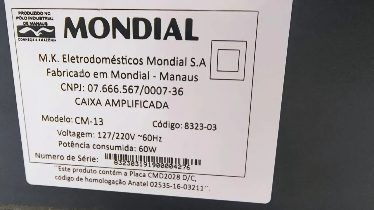 Caixa de som MONDIAL  - Foto 3