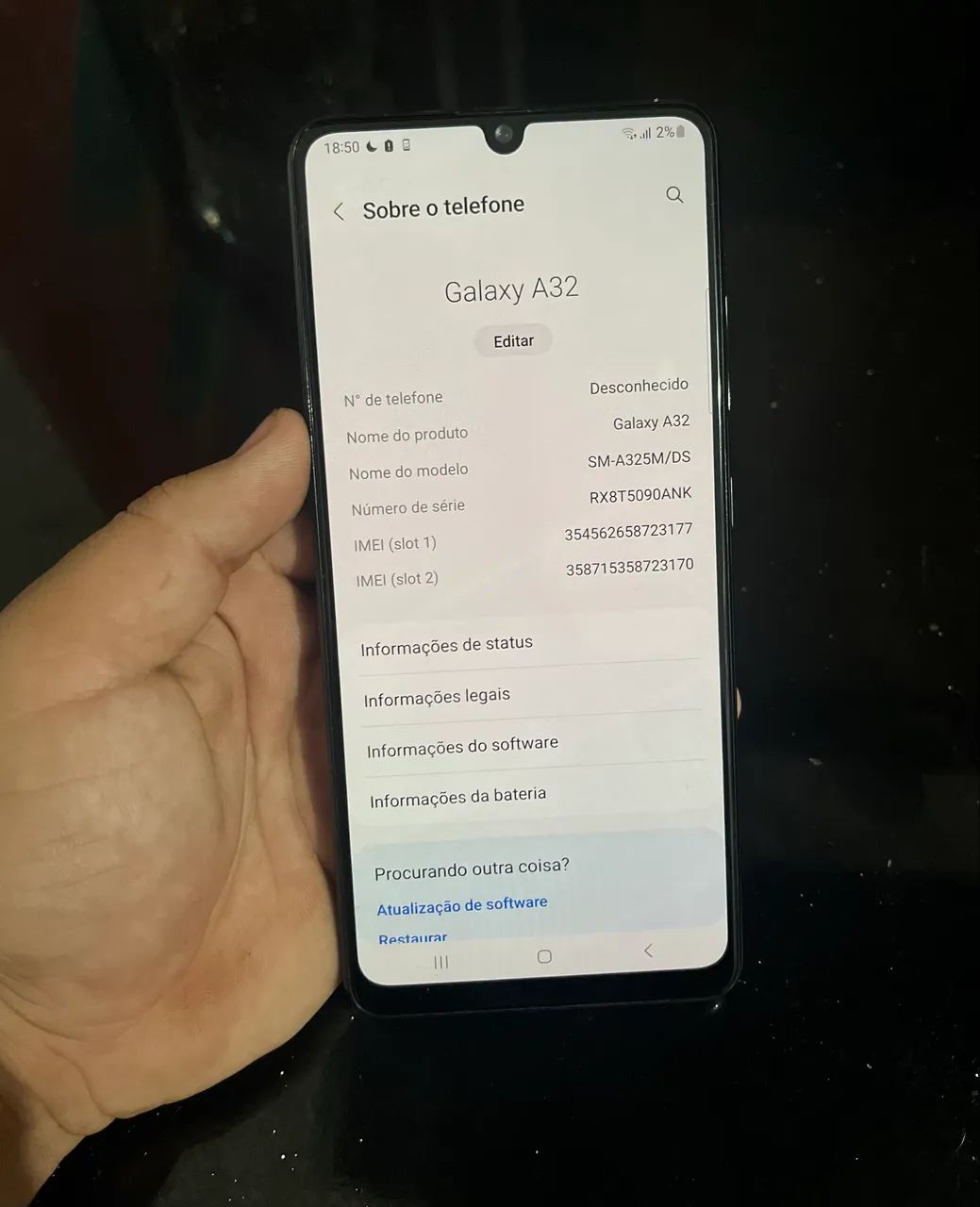 Vendo celular A32  - Foto 2