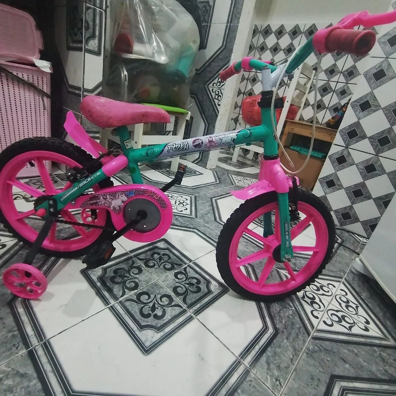 Bicicleta infantil aro 14 - Foto 5