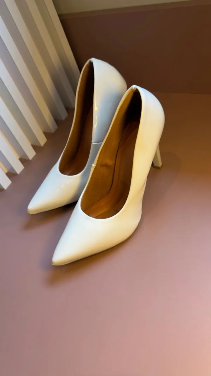 Scarpin Branco - Foto 4