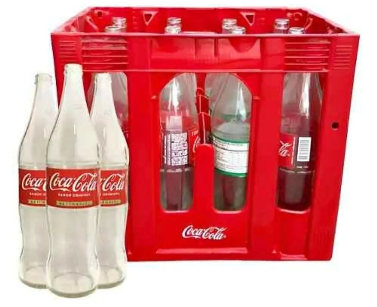 Casco de vidro Coca Cola retornável 1 litro - Foto 2