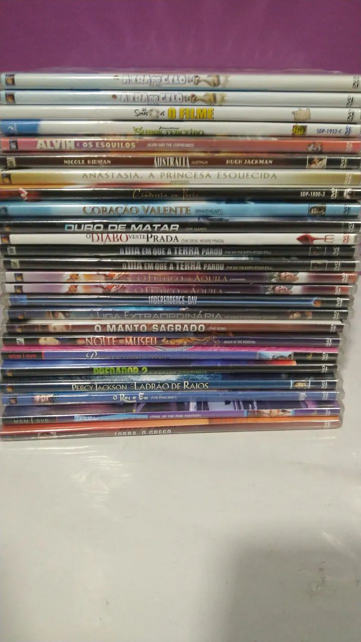 Dvds em estojo Slim originais  - Foto 4