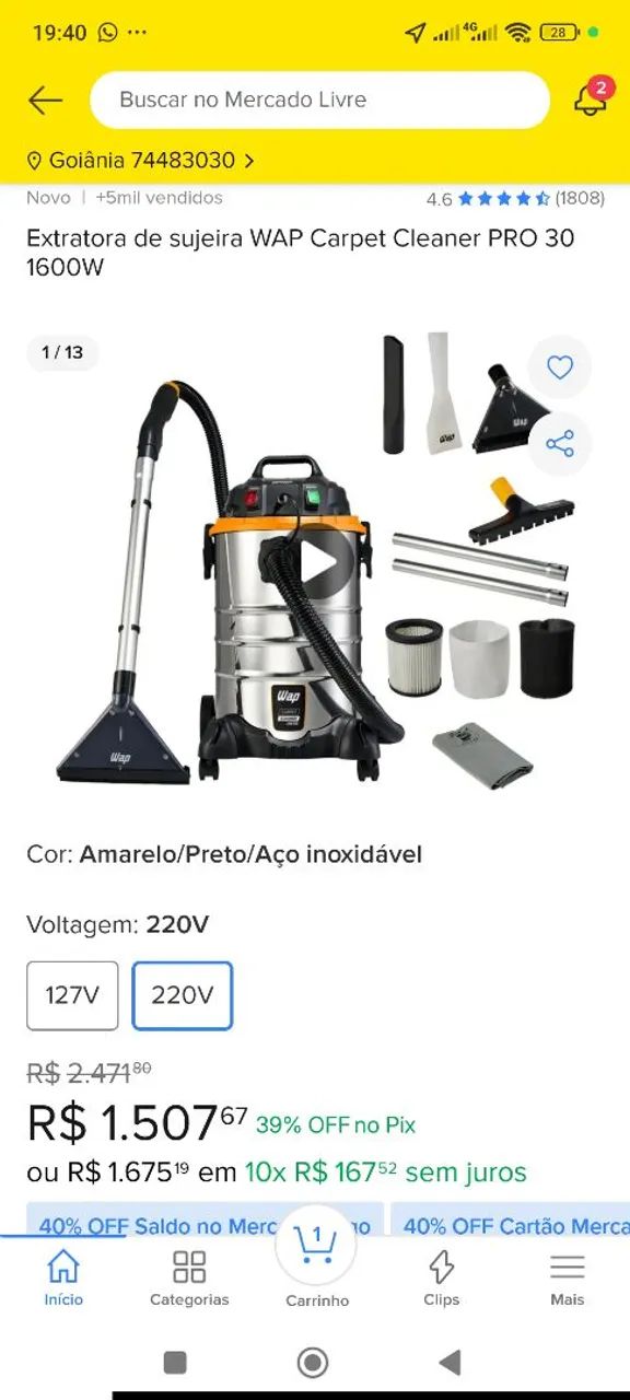 Extratora IPC WAP 1600W + Kit Completo Lava Sofá  - Foto 3