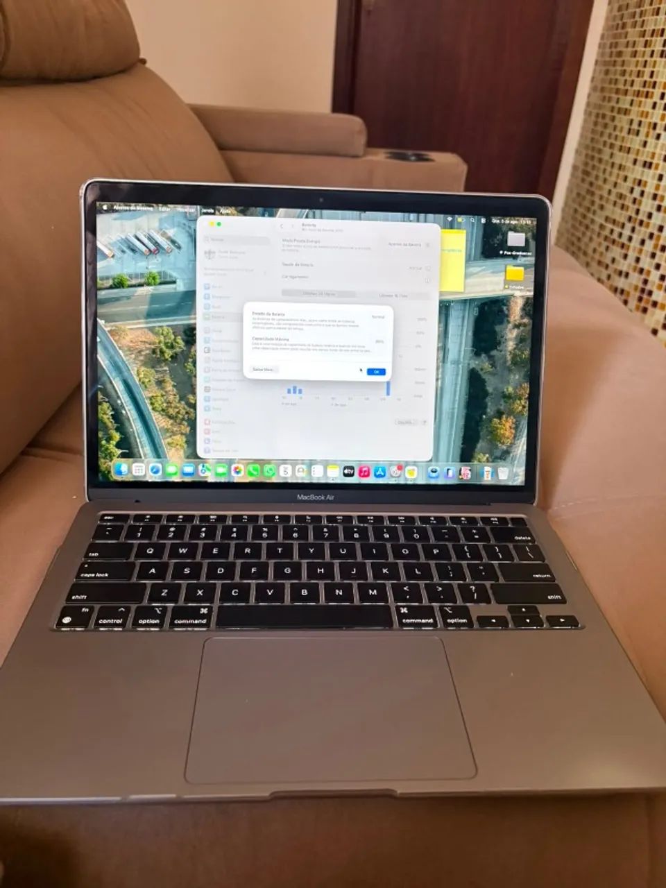 MacBook Air M1 2020 - SSD 256 GB - 13 Polegadas novinho pouco usado - Foto 3