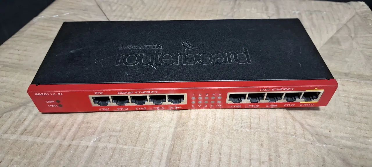 MIKROTIK ROTEADOR RB 2011il-IN