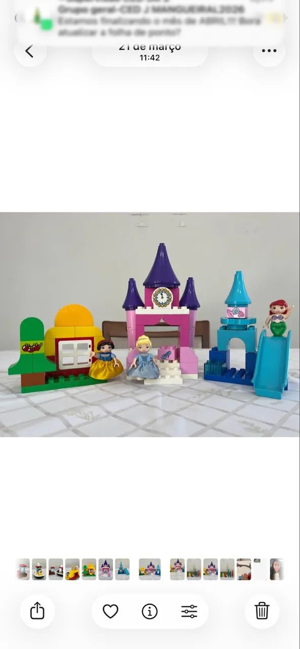 Lego duplo Princesas Disney
