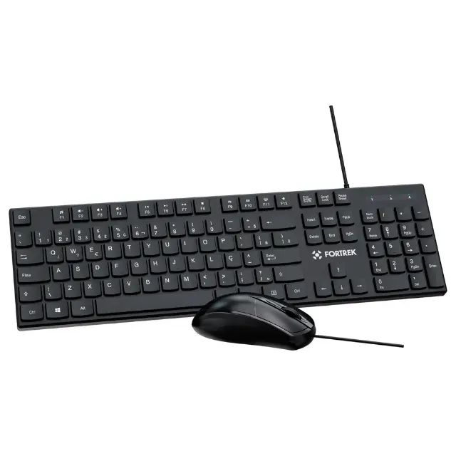 KIT TECLADO + MOUSE COM FIO  FORTREK C13  - Foto 3