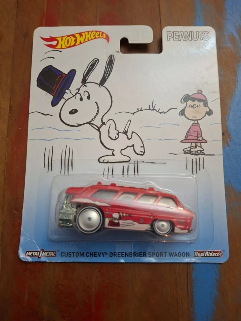 Hot Wheels Premium Custom Chevy Greenbier Sport Wagon Peanuts - Foto 3