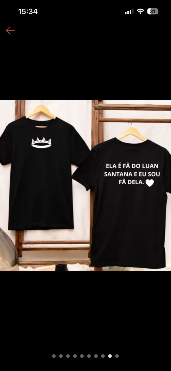 Camisa de Luan Santana  - Foto 3