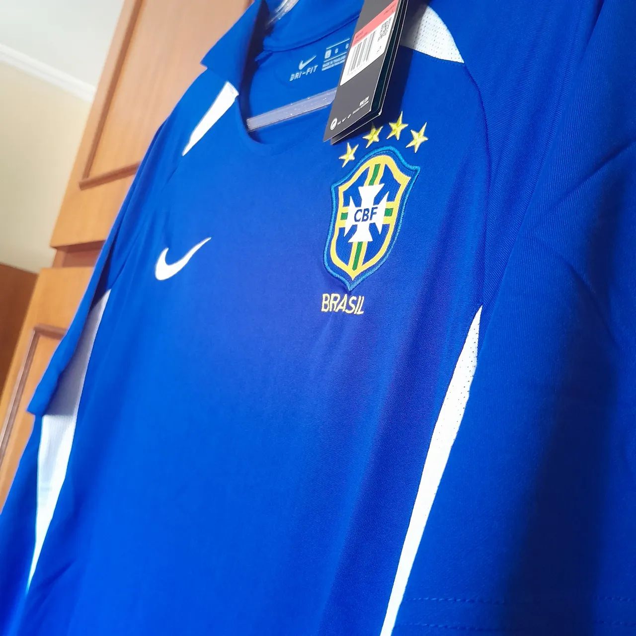 Camisa Brasil retrô 2002 G - Foto 2