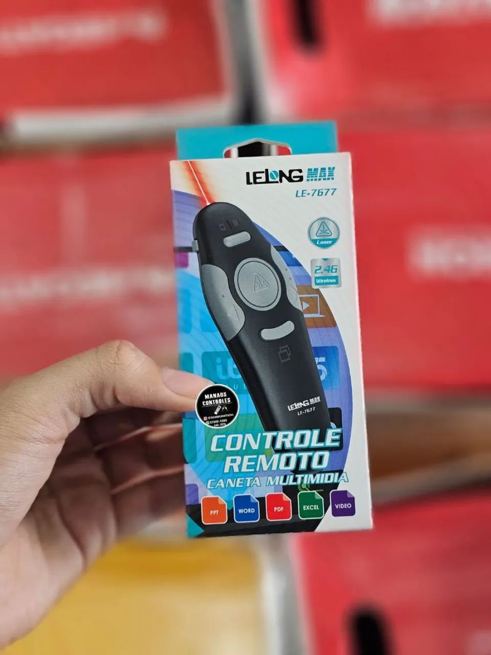 Controle remoto/ caneta multimídia 