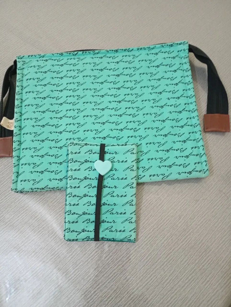 bolsa com carteira Papagaio Cereja - Foto 5