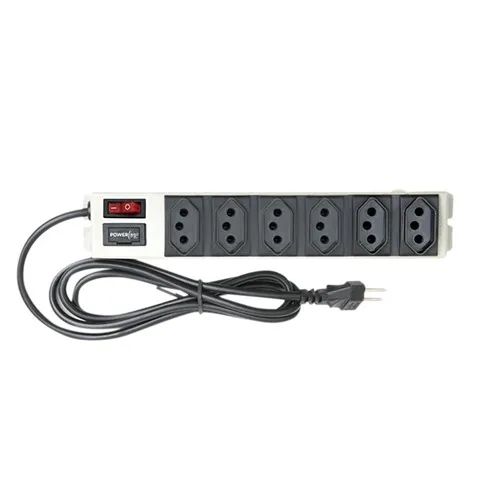 Filtro de Linha Metal 6 Tomadas Bivolt - Multicraft