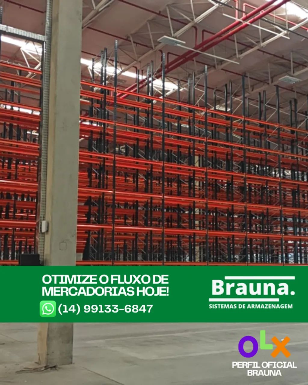 Estante Industrial Aço Novo - Brauna Original