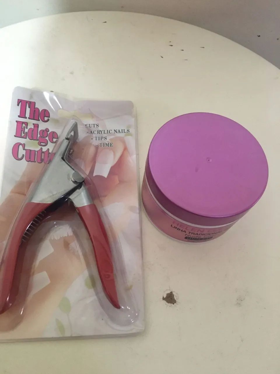 Kit Alicate unhas postiças + Gel Reconstrutor - Foto 3