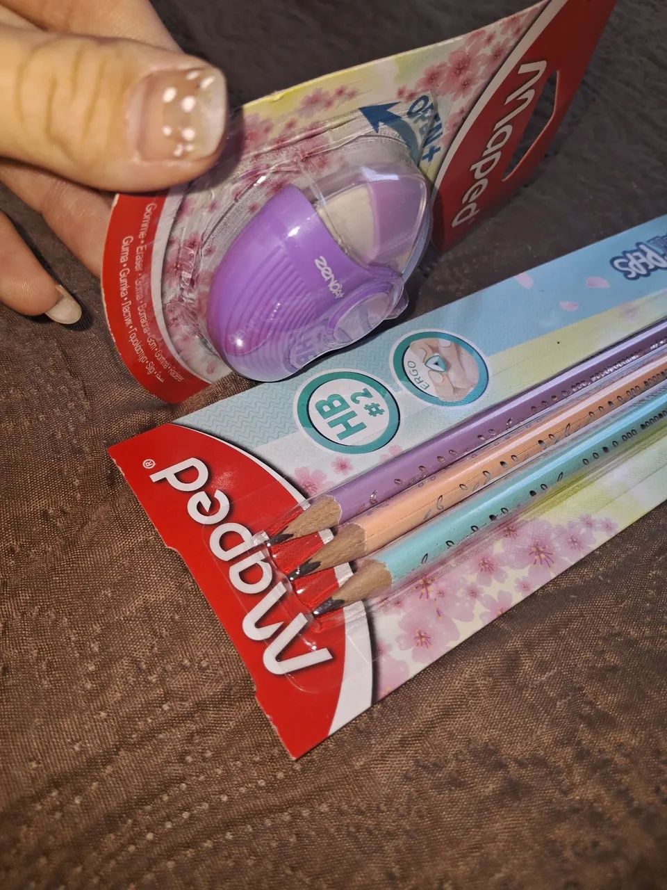 KIT COM 3 LÁPIS E UMA BORRACHA MAPED - Foto 3