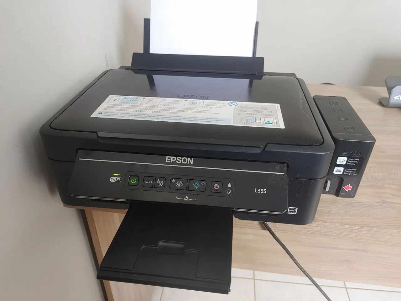 Impressora Multifuncional Epson L355 Wi-fi / Eco tank / Parcelo ...
