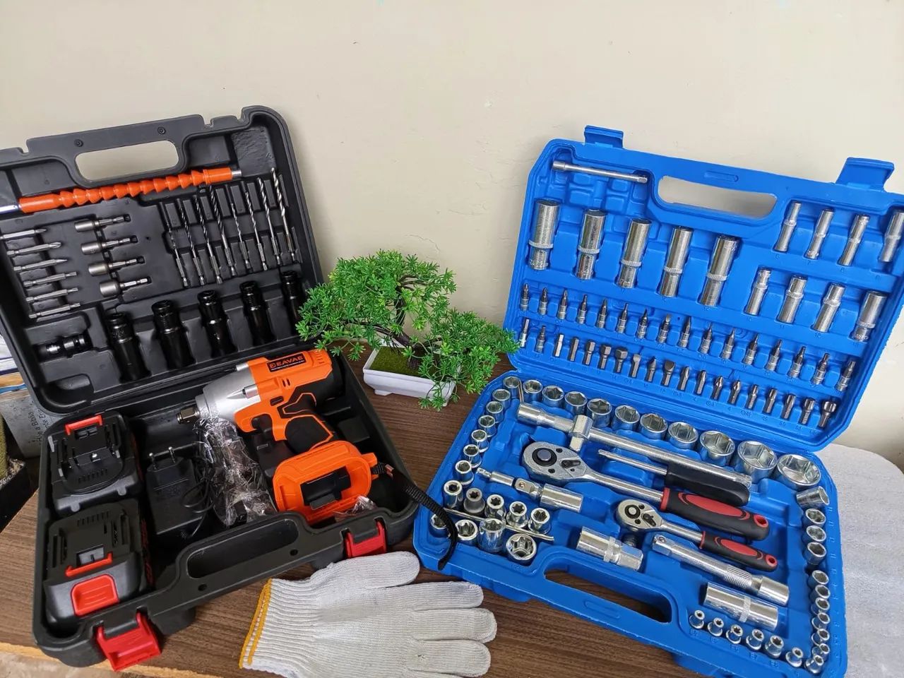 Mega Combo Oficina em Casa: Chave de Impacto + Jogo de Soquetes