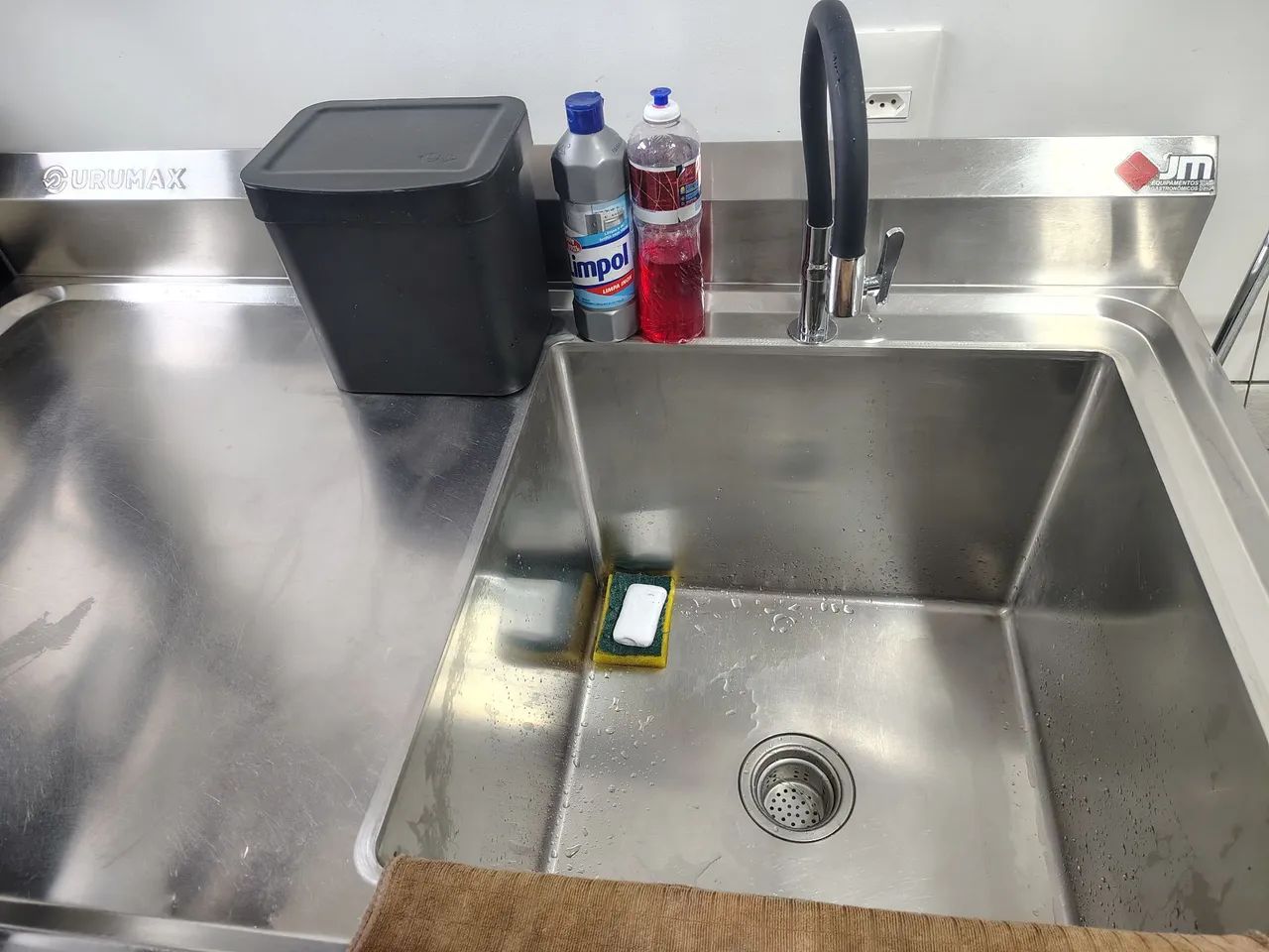Pia industrial  inox 