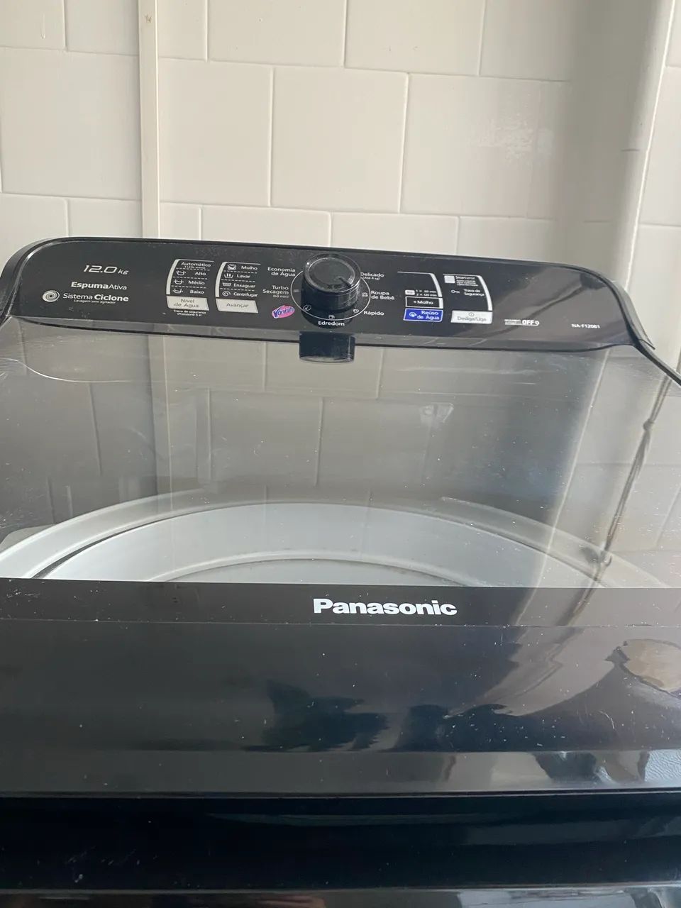 Máquina de Lavar Panasonic NA-F120B4 12kg - Excelente Estado! - R$ 1.200 - Foto 2